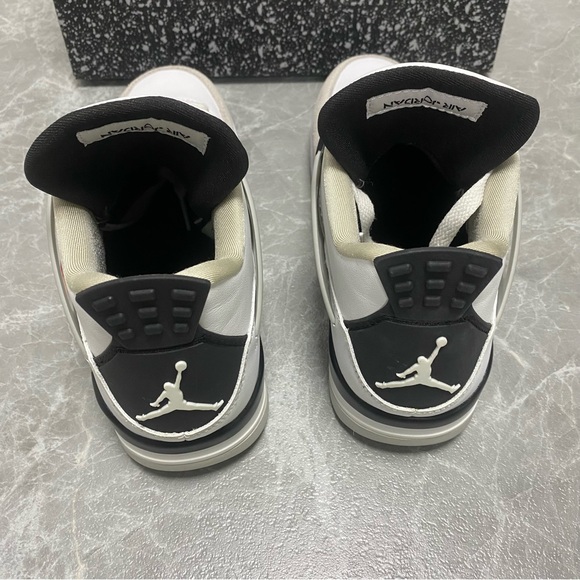 Air Jordan Men’s White and Black Sneakers - Picture 6 of 7